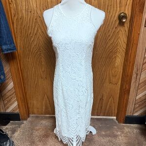 EST 1946 Elegant White Lace Dress 4